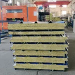 Modern Fireproof Rock Wool Sandwich Panel Corrugated Cardboard Building Materials for Prefabricated Steel Container Houses - Image 5