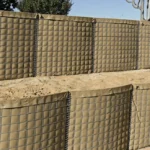 Professional SupplyCustomized Folding Defensive Barrier Galvanized Security Wall Flood Defensive Barrier Explosion RetainingWall