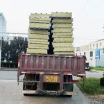 Modern Fireproof Rock Wool Sandwich Panel Corrugated Cardboard Building Materials for Prefabricated Steel Container Houses - Image 4