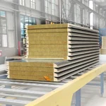 Australia Hot-sale Insulated Metal Siding Rock Wool Sandwich Panel Homes Building Materials